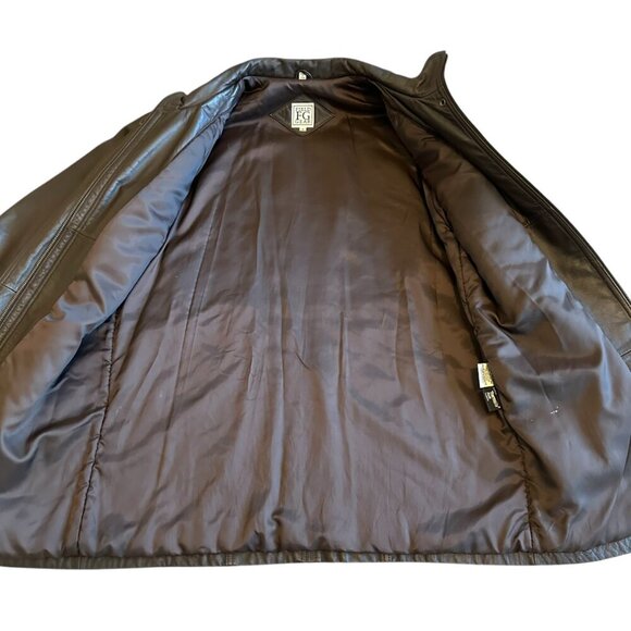 Field Gear Thermalife Plus Genuine Leather Jacket Bomber Classic Fit Size Medium - Picture 7 of 14